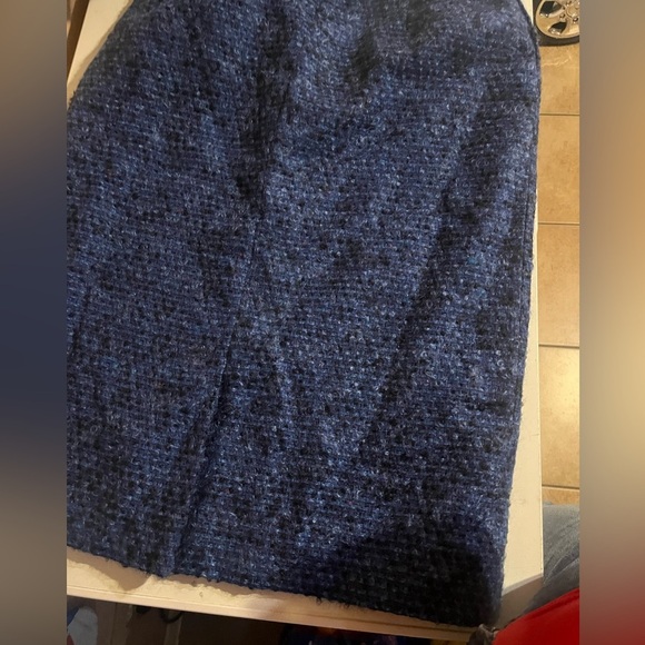 Vintage Pendleton  Blue boucle tweed jacket Fully lined set size 10/12 - Picture 5 of 5